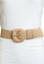 Load image into Gallery viewer, Raffia Stretch Belt 
