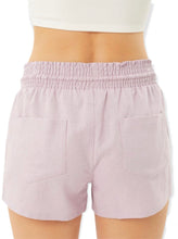Load image into Gallery viewer, Solid Smocked Waist Shorts- Lilac
