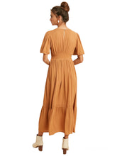 Load image into Gallery viewer, Elizabeth&#39;s Lacy Midi Dress- Tuscan Sun
