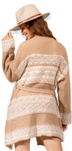 Load image into Gallery viewer, Long sleeve kimono sweater cardigan
