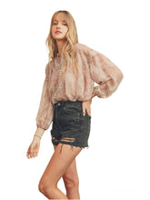 Load image into Gallery viewer, Spring Lily Button Down Shirred Top
