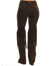Load image into Gallery viewer, Western Fringe Stone Detail Yogi Pants

