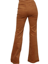 Load image into Gallery viewer, Camel Corduroy Flare Pants

