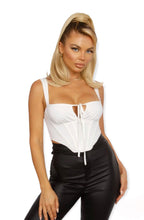 Load image into Gallery viewer, Corset Bustier Crop Top
