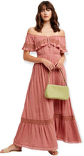 Load image into Gallery viewer, The Sienna Maxi Dress- Rose
