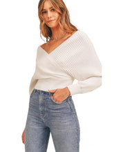 Load image into Gallery viewer, Festive White Sweater Top

