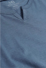 Load image into Gallery viewer, The Essential Blue Steel Long Sleeve Notched V
