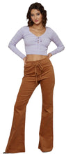 Load image into Gallery viewer, Camel Corduroy Flare Pants
