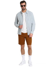 Load image into Gallery viewer, Light Blue Stretch Chambray Shirt

