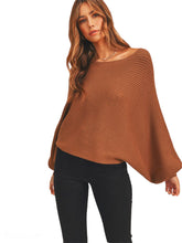 Load image into Gallery viewer, Fall In Love Ribbed Balloon Sleeve Sweater
