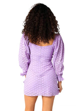 Load image into Gallery viewer, Violas Sweet Lavender Eyelet Dress
