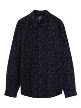Load image into Gallery viewer, Navy Night Baroque Paisley Button Down Shirt
