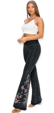 Load image into Gallery viewer, Amelia&#39;s Floral Embroidered Flare Pants
