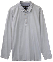 Load image into Gallery viewer, Washed Vintage Polo Long Sleeve - Grey
