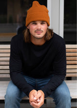 Load image into Gallery viewer, Rustic Fleece Lined Knit Beanie
