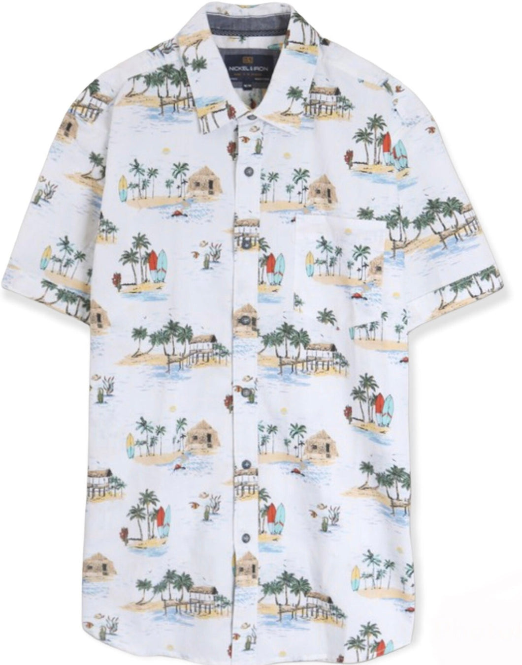 Tropical Island Polplin Casual Shirt