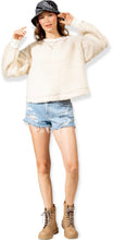 Load image into Gallery viewer, Sherpa Teddy Bear Sweater- Cream
